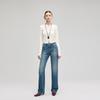 Fengxun Vintage Washed Straight-Leg Jeans