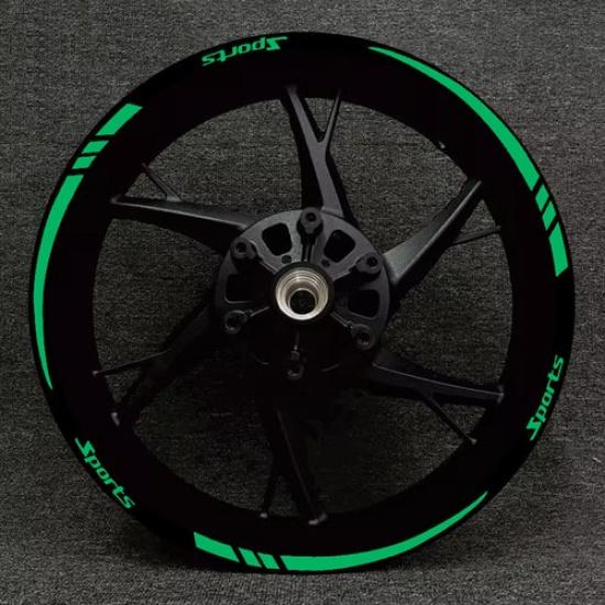 12x Car Wheel Reflective Sticker Motorcycle Tyre Decal Strip Tape Accessories