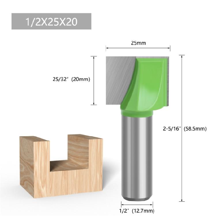 Hochwertiger Stahlbodenreinigungsfräser für Holzbearbeitung 1/2-Zoll-Schaft sorgt für präzises und sauberes Fräsen