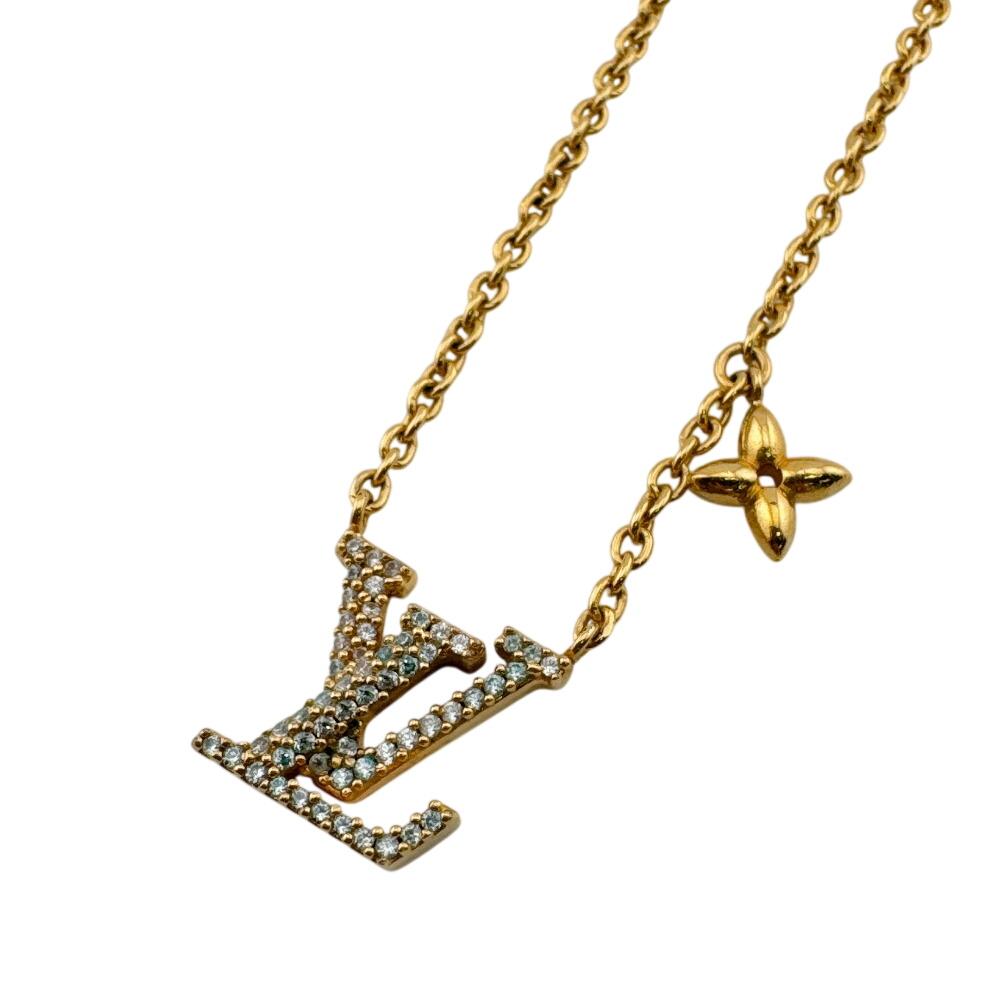 

LOUIS VUITTON M00596 LV Gold Plated Iconic Necklace gold Gold Plated Used