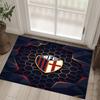 Bologna FC Design Crystal Velvet Carpet Cozy Non?Slip Printed Rug For Bedroom Living Room Entrance