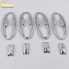 Fit 14 Door Bowl Ring & Protective Film - Anti-Scratch, Wear-Resistant Decorative Frame Sticker for Cars.