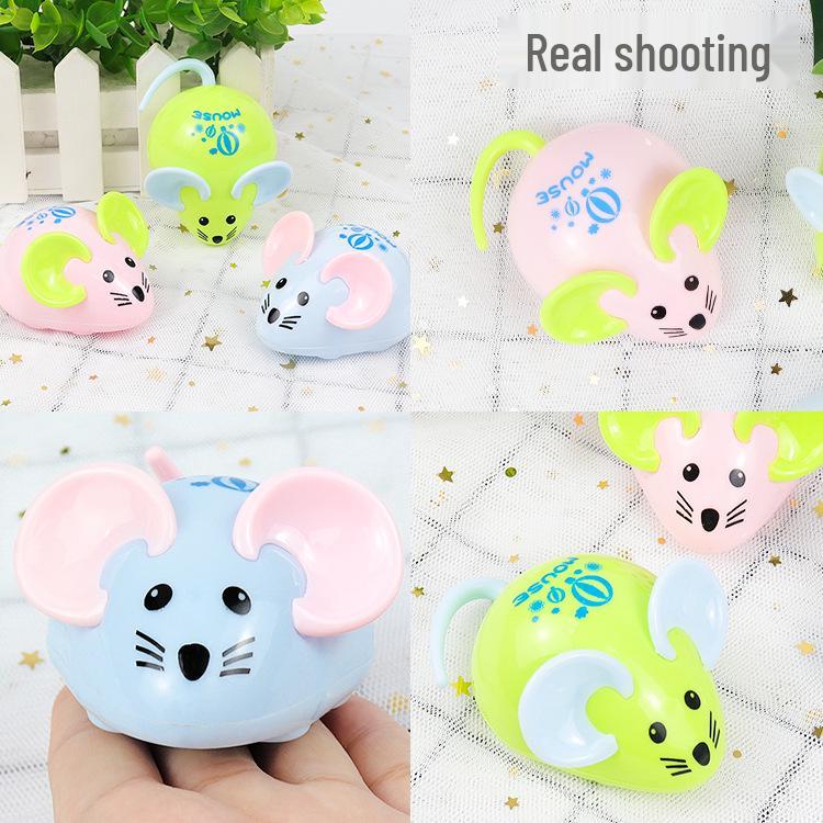 Cartoon Mouse Pull-Back Toy Car for Kids