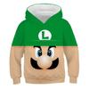 Super Mario Brothers Mario Children's Versatile Sweater Cosplay Spring and Autumn Anime Hoodie Jacket Men