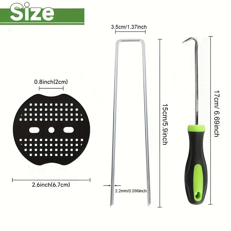 U-shaped Ground Nail Lawn Nail for Insect Prevention, Fixed with Grass Proof Cloth,Artificial Turf,Sunshade Net,Non-woven Fabric