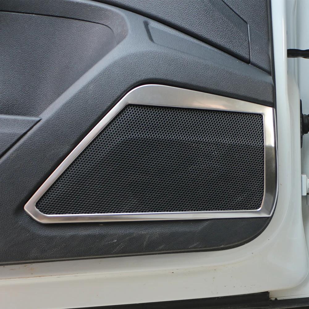For Volkswagen VW T-Roc TROC 2018 - 2025 Door Stereo Speaker Cover Audio Frame Sticker Decoration Trim Interior Accessories