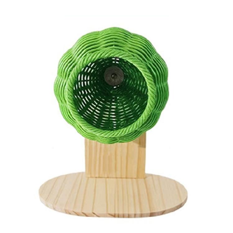 

Stylish Miniature Bird Cage Natural Looking Wicker Bird House for Easyly Maintenance and Enhances Airflows зелёный