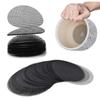 50 Pieces Round Plant Pot Drainage Mesh Mat Reusable Bottom Grid for Flower Pots Prevents Root Rot Gardening Supplies