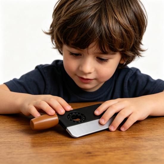 3D-gedruckter Cutter Fidget Spinner Spielzeug Stressabbau Rollende Kugel Drehend Küchenmesser Spielzeug Konzentrationshilfe Angstreduktion Entspannung Schreibtischspielzeug