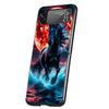 Hard PC Phone Case For Samsung Galaxy Z Flip 7/6/5/4 Black Cover For Galaxy Z Flip 3 Foldable Shockproof Capas Horse Animal Bags