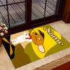 Looney Unique Rod. Personalized Text Floor Rug Office Rug Design for Entryway Dining Room Decorate room Hallway Anti-slip Rug Anime Office Decor