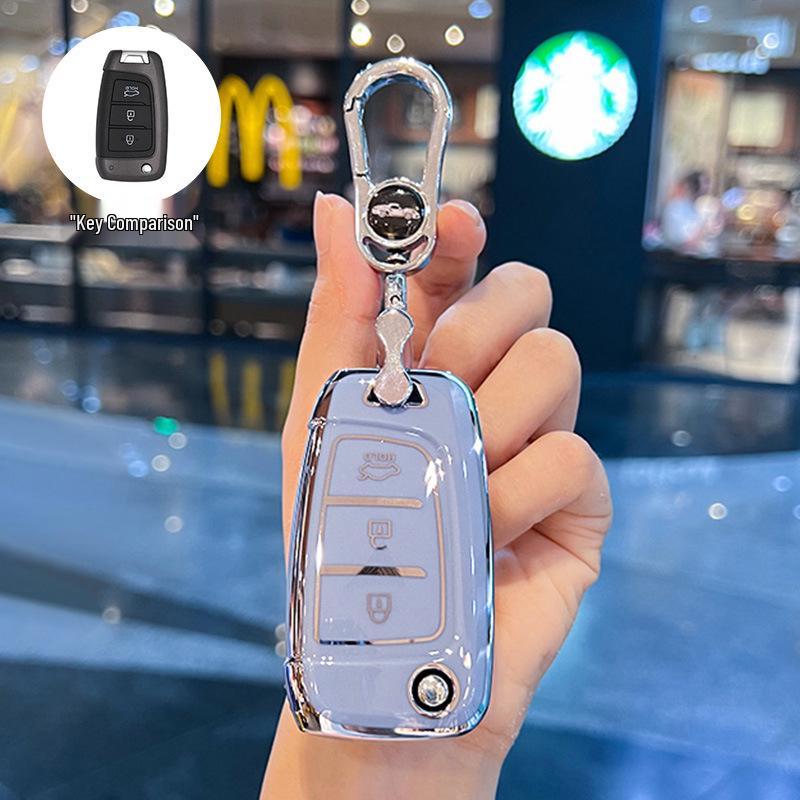 Kompatibel mit 20 Modellen: Schlüsselabdeckung für Beijing Hyundai New Elantra, Verna, ix25, Mistra, ix35 - Schutzschale Schnalle