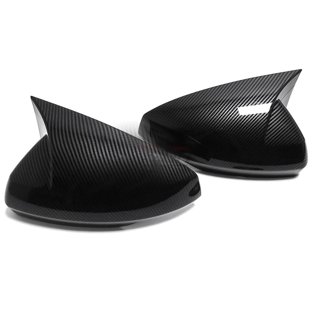 For Volkswagen VW POLO 2018  - Car Rearview Side Mirror Cover Wing Cap Exterior Door Housing Trim Adhesive Sticker