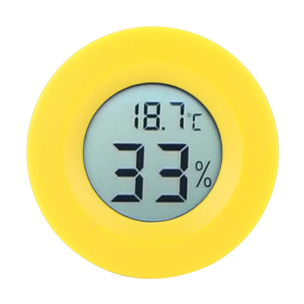 

Mini Circular Embedded Digital LCD Thermometer Hygrometer Humidity Temperature Meter Indoor Digital Thermometer Hygrometer