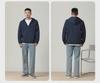 Men's 300g Antibacterial Zipper Hoodie - Simple, Casual, Solid Color, Lightweight Cardigan for Spring & Autumn