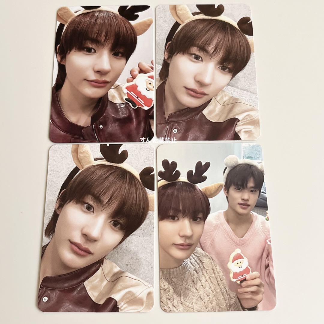 

[USED] riize Anton Pink Christmas Trading Card Bonus Acrylic Stand Rise MD