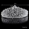 Bridal Jewelry Elegant Crown Women Stylish Headband Shimmer Rhinestone Crown