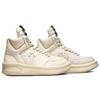 Rick Owens DRKSHDW x Converse Weapon Series Turbowpn Leather Collaborative Mid-Top Retro Basketball Shoes Unisex Ivory White