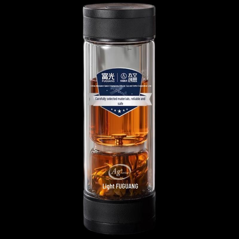 Fuguang G2201 Double-Layer Glass Tea Infuser