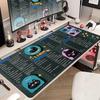 Linux Mouse Pad Large Commands Line Shortcuts Mouse Pad XXL Nonslip Accessories Large Gamer Kawaii Cat Laptop Keyboard Desk Mat
