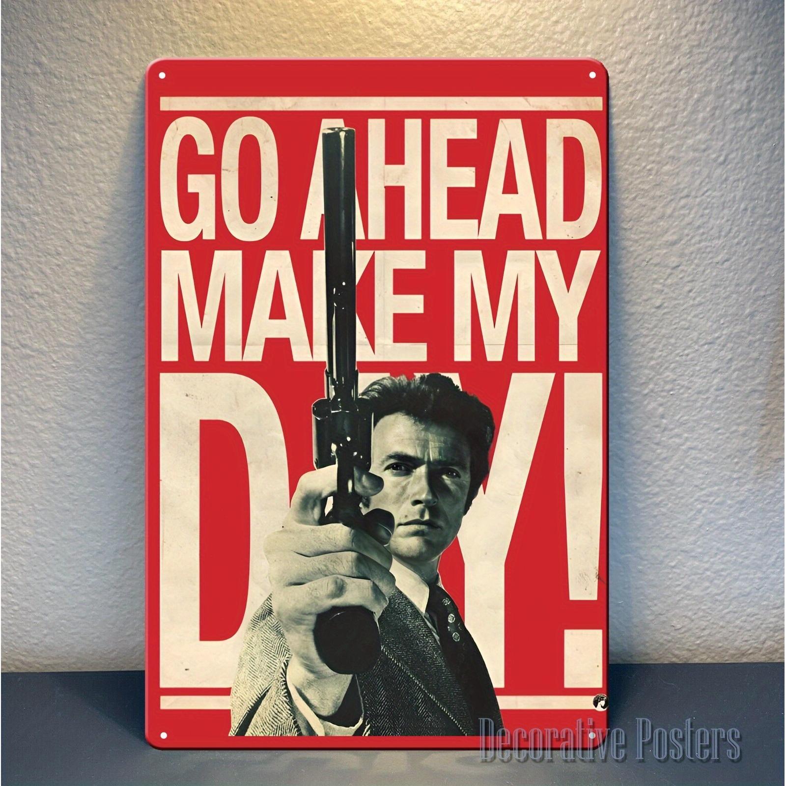 Dirty Clint Eastwood Movie Metal Poster  Vintage Tin Sign Plaque 7 87x11 81  Rustic Wall Art for Home Bar Cafe Decor Met 20x30cm（7.8x11.8inch）