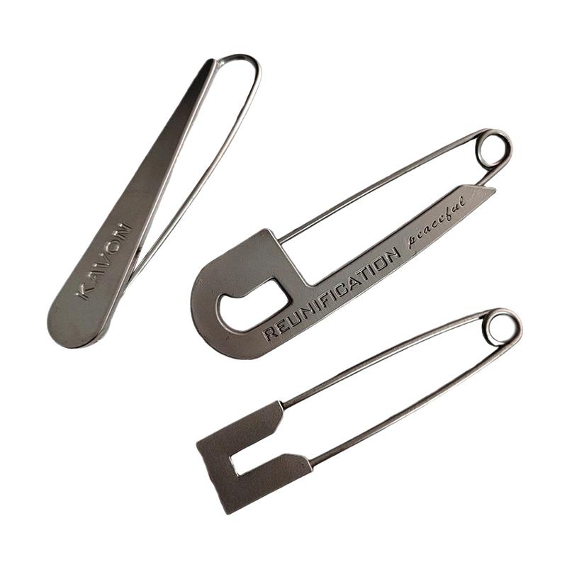 [HF]Hot 1Pc Trendy Large Pins For Clothing Metal Safety Pins Jeans Dress Scarf Adjustable Pins Accessories