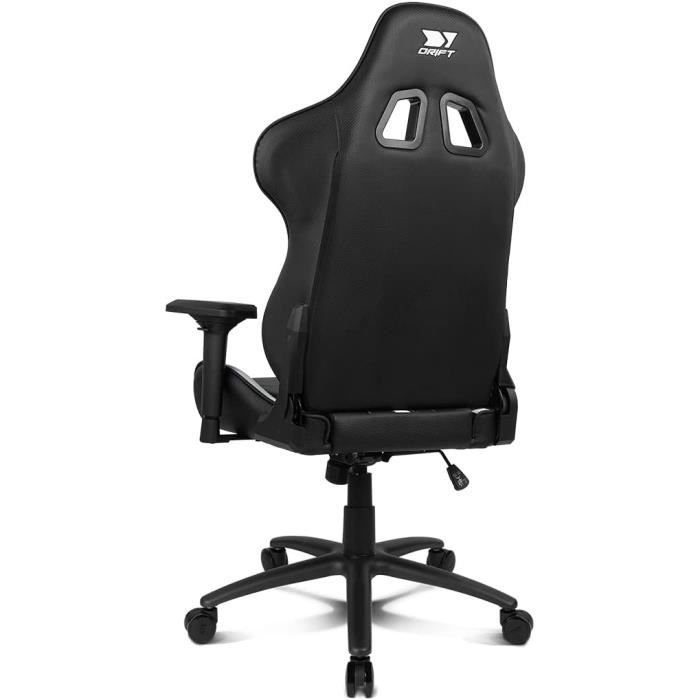 Fauteuil de Jeu Professionnel - DRIFT GAMING - DR350 - Similicuir - Accoudoirs 4D - Roulettes Silencieuses