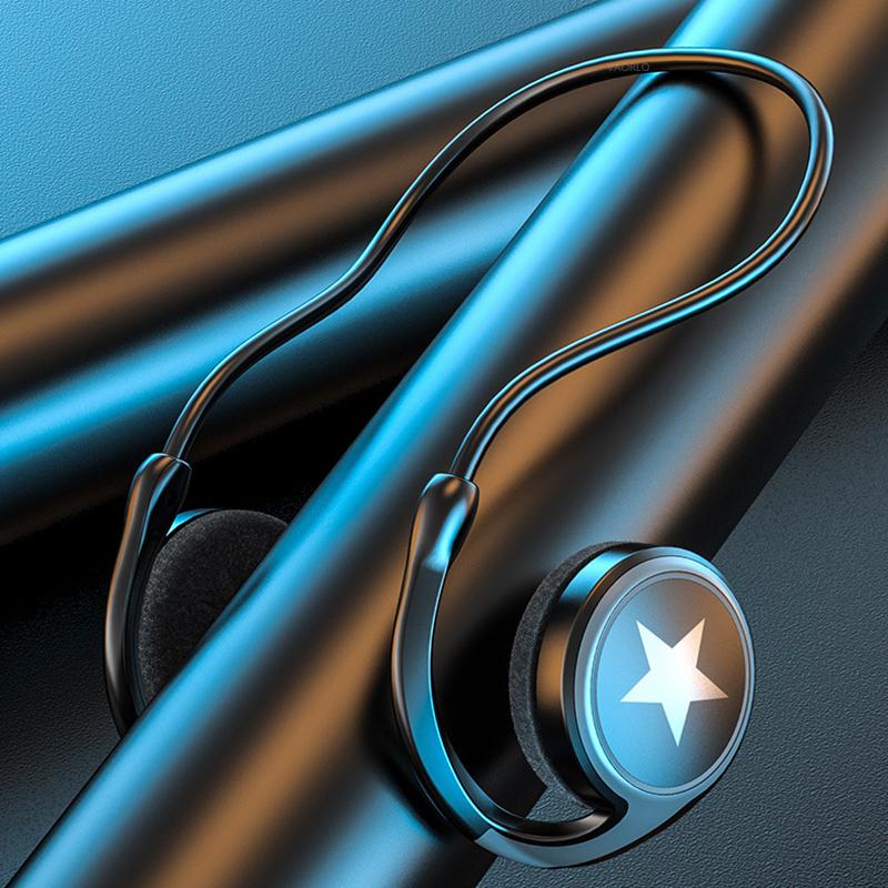 Sport Mini Wireless Headphone Mini Foldable Bluetooth Earphones 8D Surround Heavy Bass With HD Mic Support FM TF Mode For Iphone Xiaomi Huawei