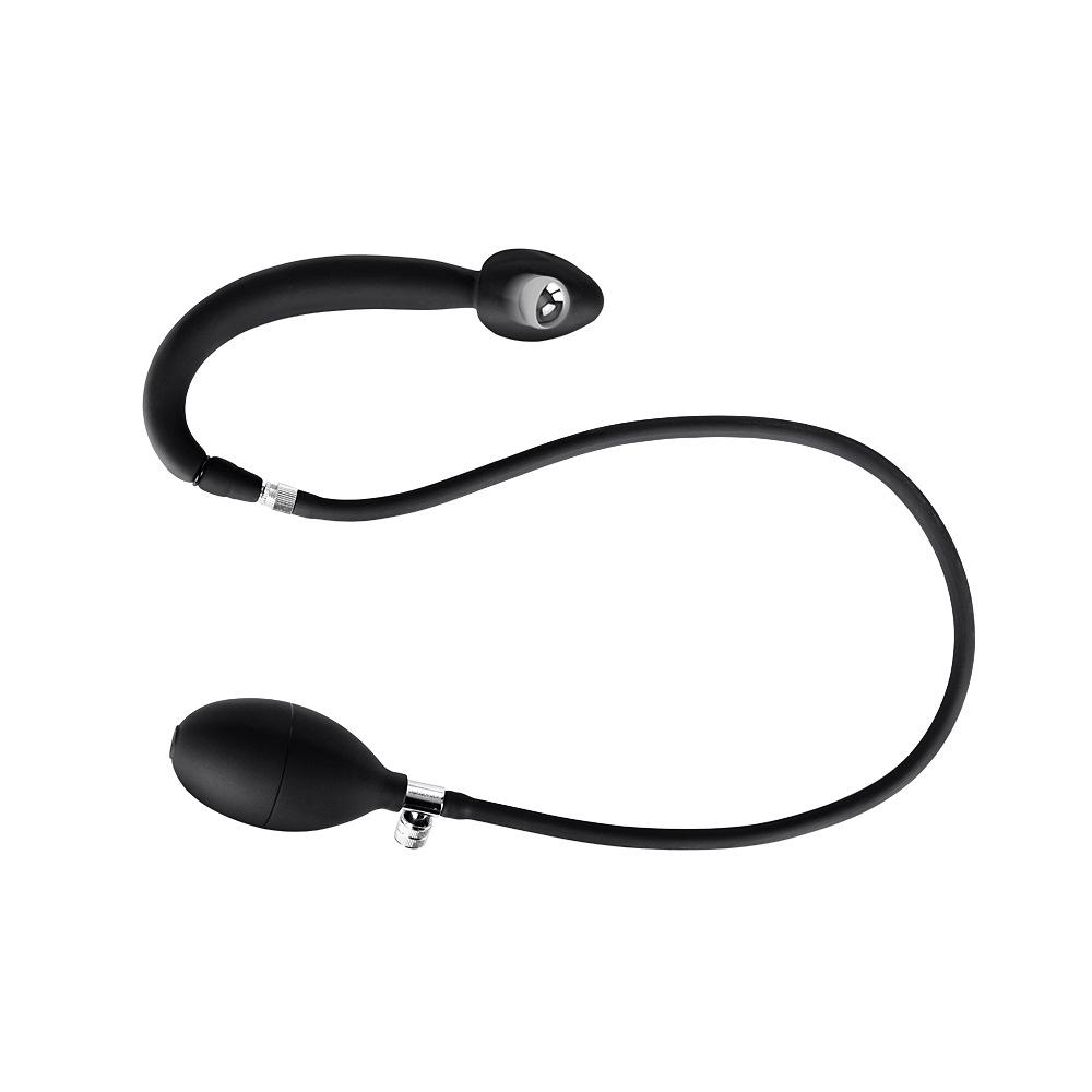 Meilang Inflatable Butt Plug Back Court Masturbation Back Court Vibration Steel Ball Massage Les Comrade Sex Toys