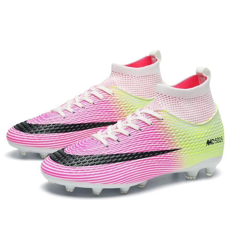 Womens Professional Original Society Football Boot Outdoor Turf Fast Soccer Tennis Sports Five-a-side Soccer Shoes for Men