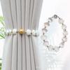 Shell Rose Exquisite Window Screen, Curtain Magnetic Attraction, Curtain Buckle, Non-punching Magnetic Curtain Strap