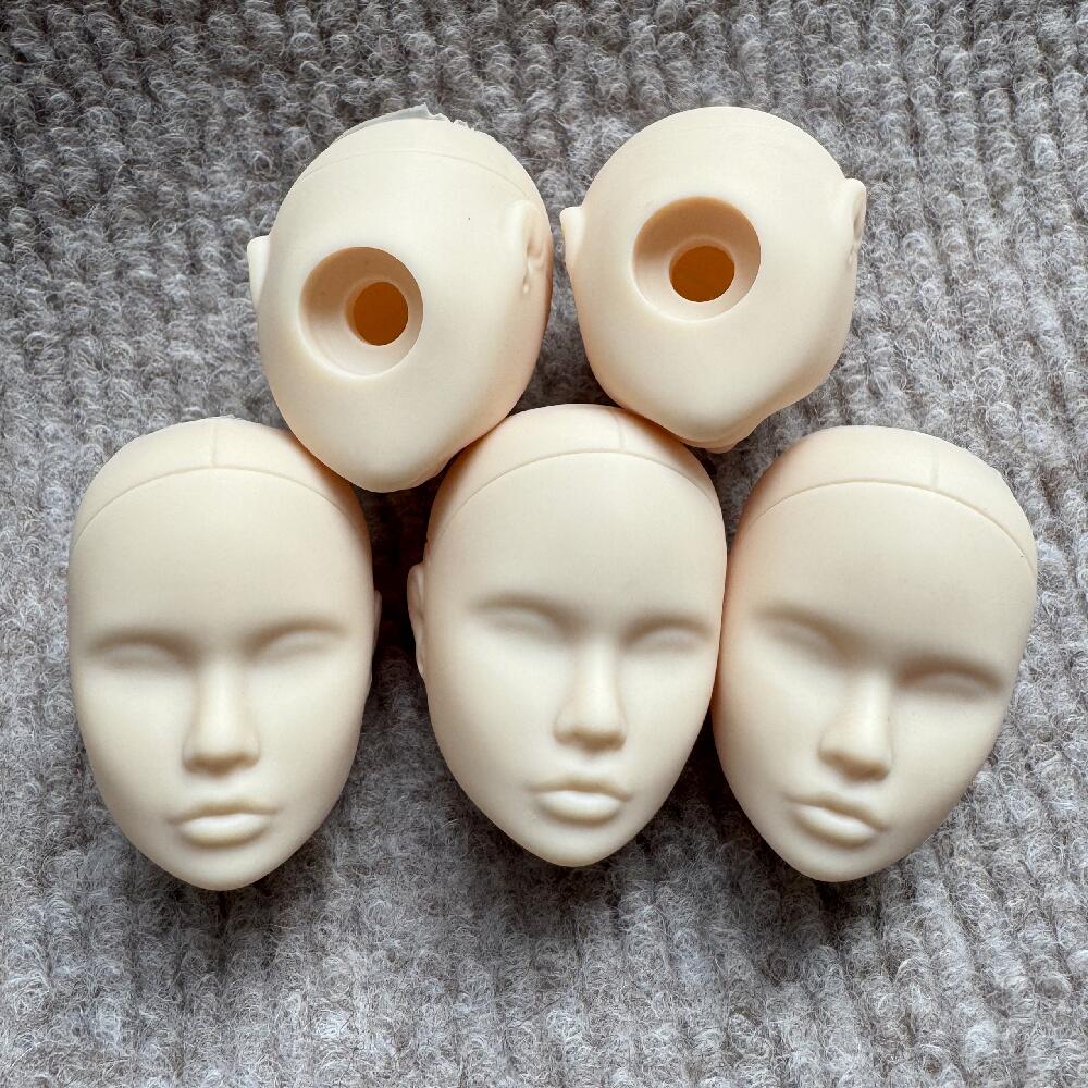 Vintage 1/6 Scale PP Face Mold Doll Bald Head for Fashion Doll Makeup Practice DIY Toy Parts Ideal Girls Birthday Gift