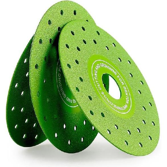 BASSJRT 3pcs 115mm Diamond Chamfered Saw Blades for Cutting and Grinding Tile 45 Degree Saw Blades Ultra-Thin Cutting Disc Hole Rock Plate Ceramic