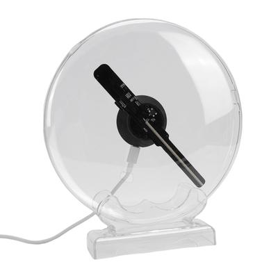 3D Hologram Fan Remote Control Advertising Display 3D Hologram Projector with 80 LED Beads Speaker for Commercial Store Sign Party