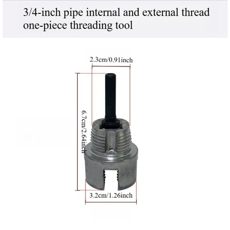 1SET new water pipe inner and outer wire integrated wire opener 4 points 6 points PPR thread tapping tap die cold heading process
