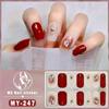 Three-dimensional Waterproof No-bake Gel Nail Polish Film Full Sticker European and American Sexy Nail Film Paper Nail Film Paper
