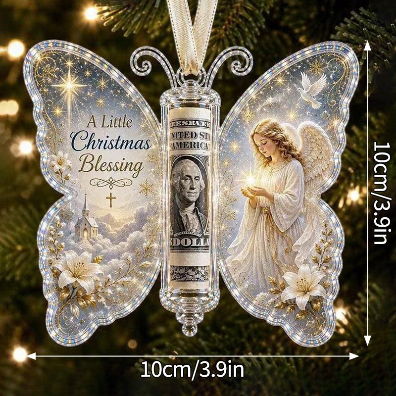 Christmas Cash Boxes Ornament Christmas Tree Money Holder Hanging Pendants Christmas New Year Money Gift Boxes Decorations