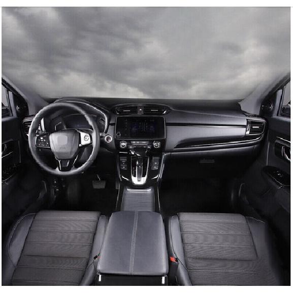 Center Console Gear Shift Knob Shifter For Honda CRV CR-V 2017- Glossy Black