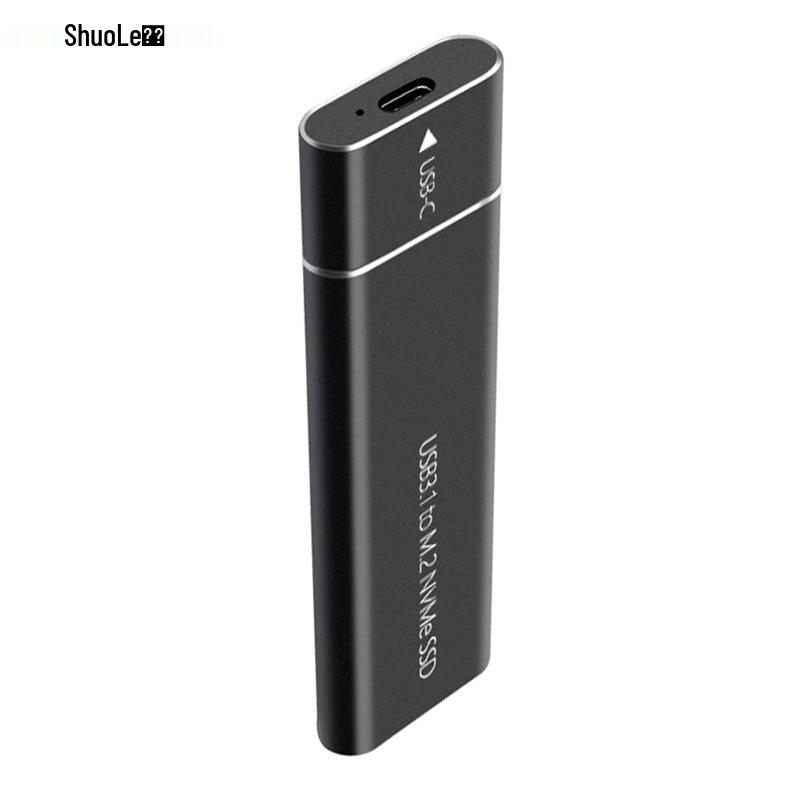 

M.2 SSD Enclosure: Supports NGFF/NVMe to USB 3.1 Type-C, Solid State Metal Design TN02 NGFF Protocol Silver