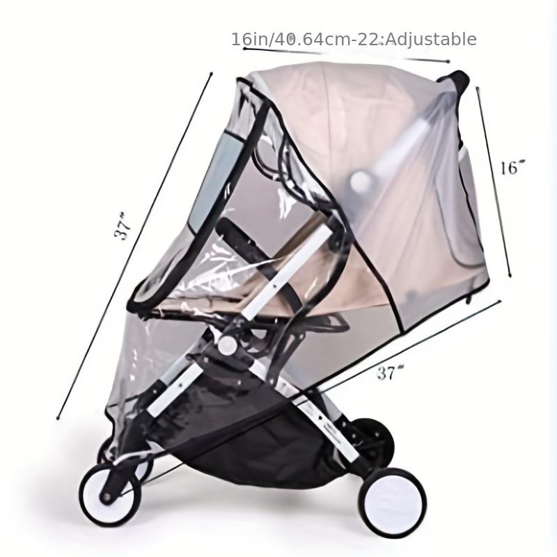 Safety Baby Car Stroller Accessories Rain Cover Waterproof Things Baby Carriage Cover Universal Baby Carriage Cover Raincoat