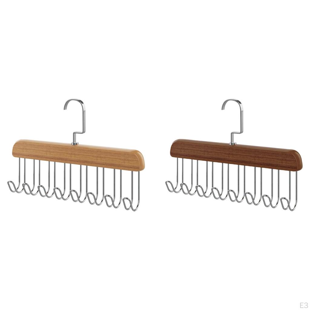 Linne Klädhängare Bälte Underkläder 8 Krokar BH-organisatör Sjal för Bad