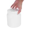 Large Capacity Plastic Powder Storage Jar Airtight Seal Wide Mouth Container Milk Protein Powder Kitchen Travel Storage
