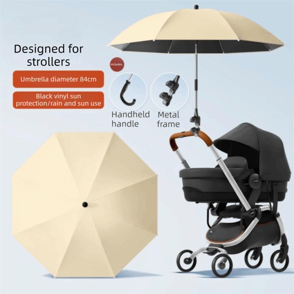 Met Klem UV-Bescherming Paraplu Verstelbare Kinderwagen Paraplu Zon Bescherming