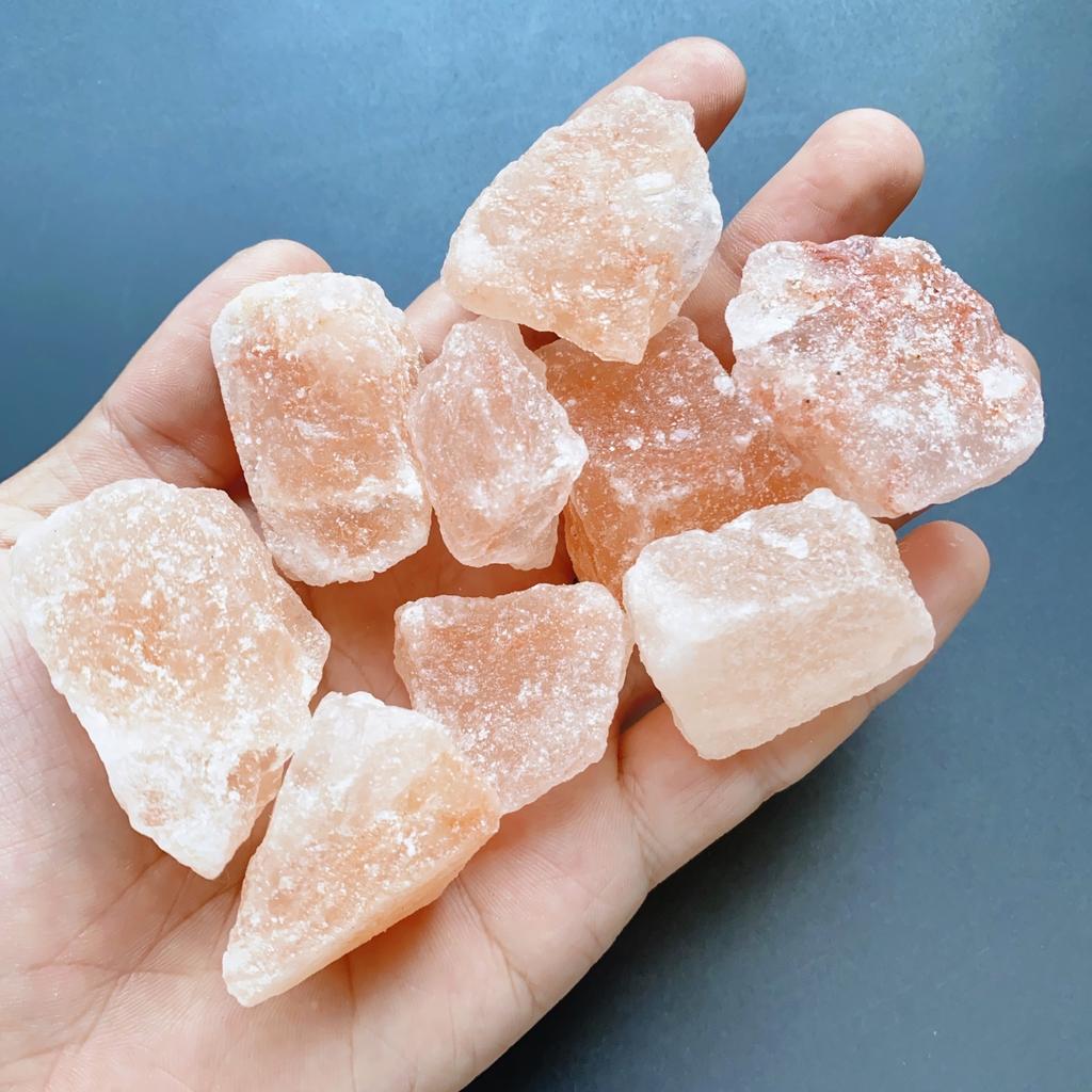 Himalayan Salt Rough Stone, Himalayan Salt Chunk, Orange Salt, Natural Mineral Underground Salt Cuarzo Blanco Piedra Natural