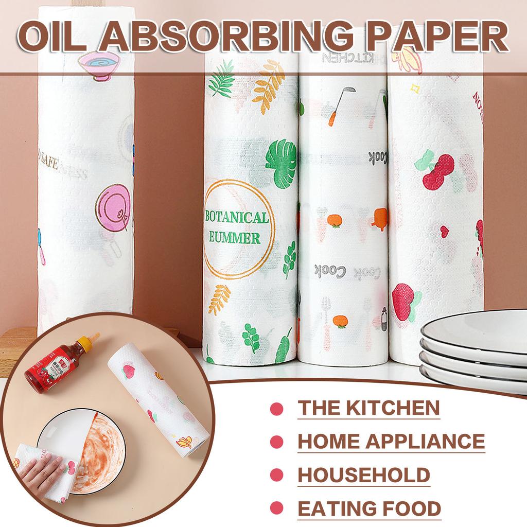 Disposable Cleaning Cloth Paper Kitchen Absorbent Paper Washable Cloth
