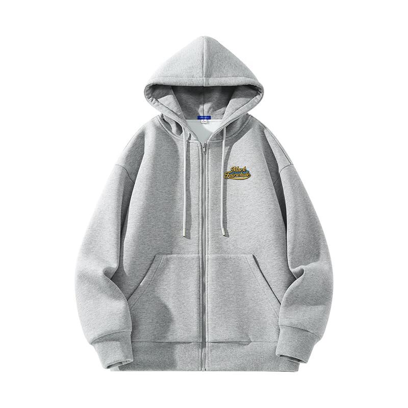 Mark Fairwhale Men's Loose Hooded Cardigan Sweatshirt
