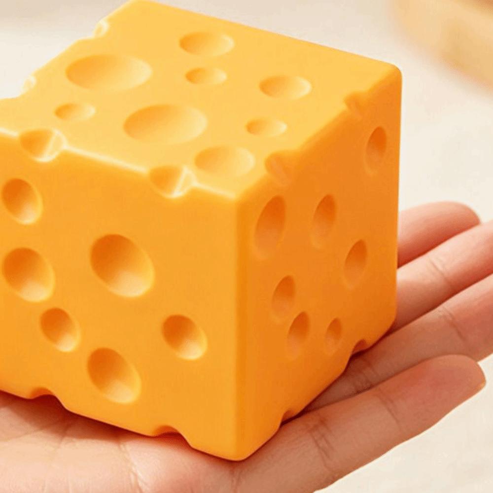 Soft Texture Cheese Squishy Toy Extra Large Size Cheese Fidget Toy Cheese Squeeze Toy Home Decor