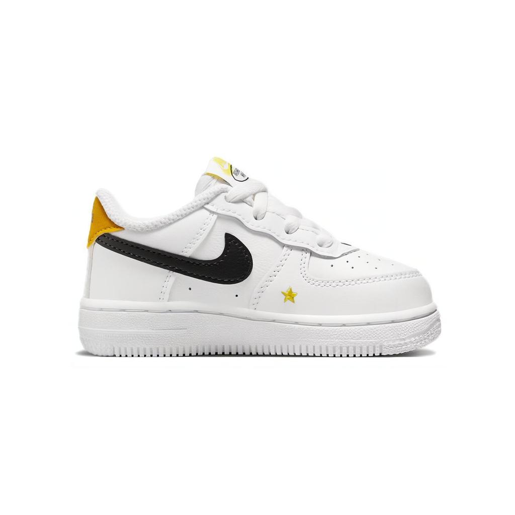 Nike Air Force 1 LV8 Freizeit Rutschfest, Abriebfest, Atmungsaktiv Niedriger Schaft Skateboard Schuhe Weiß Schwarz Gelb DM4254-100