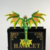 Simulation Dragon Model Joint Movable 3D-printed Emperor Dragon Desktop Decorative Cute Attractive Color Matching Small Ornament