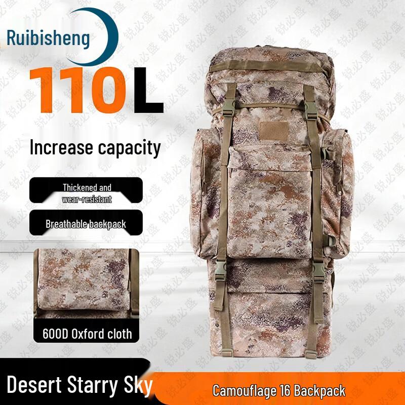 

Ruibisheng Camouflage Large Capacity Hiking Rucksack